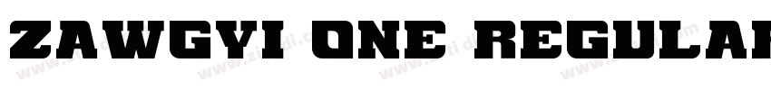 Zawgyi One Regular字体转换